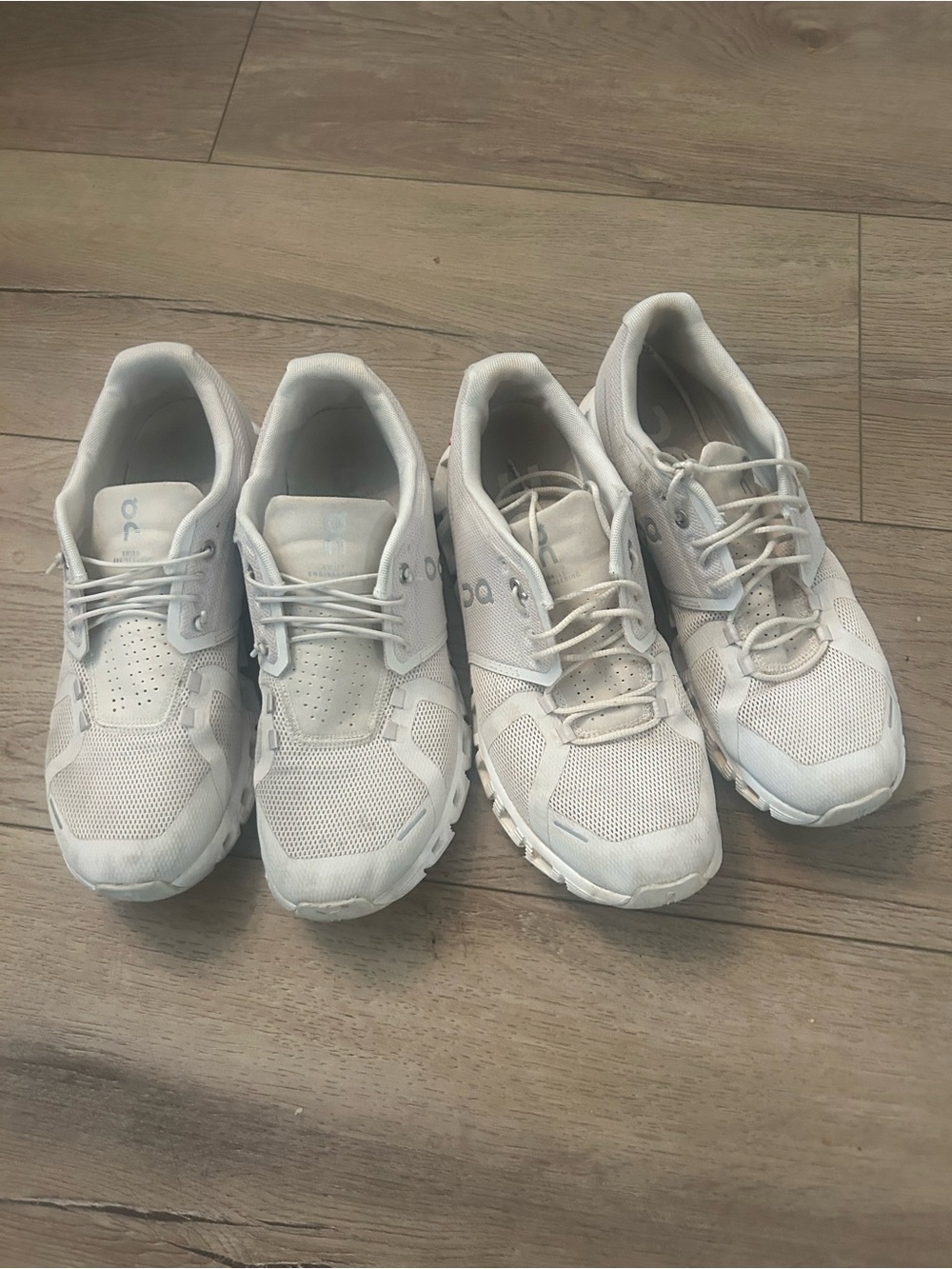 On Running Gray Mesh Sneakers - Lightweight Pair